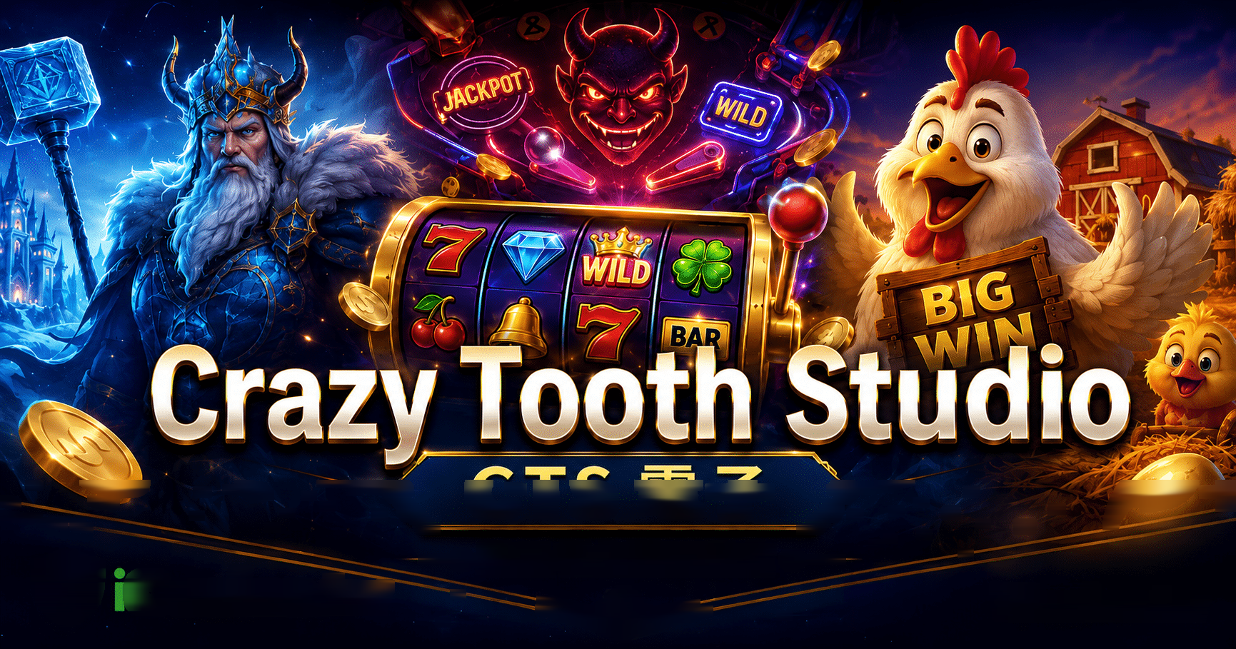 Crazy Tooth Studio(CTS 電子) 20+ 款精品老虎機完整檔案
